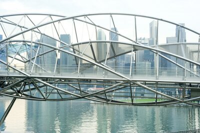 Moderne Brückenkonstruktion