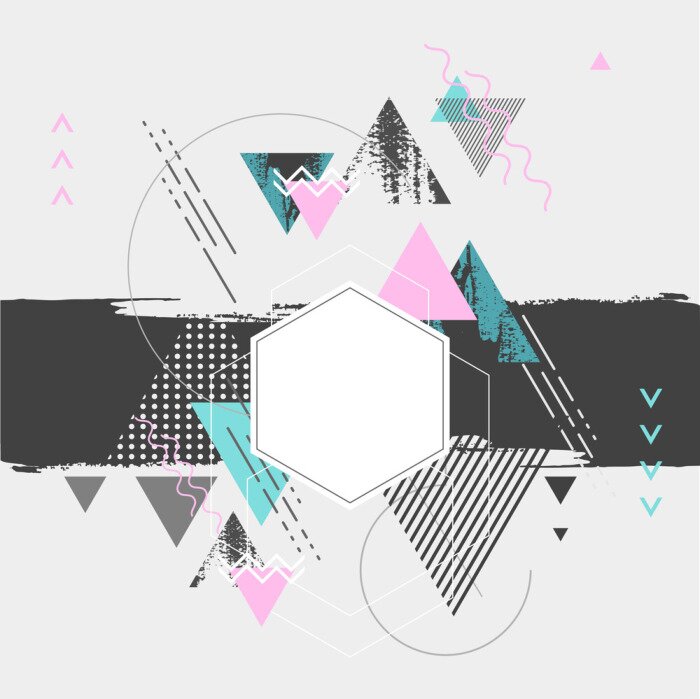 Fototapete Moderne geometrische Abstraktion