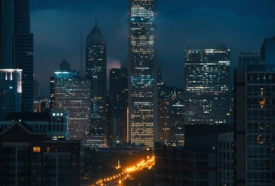 Moderne Wolkenkratzer in Chicago