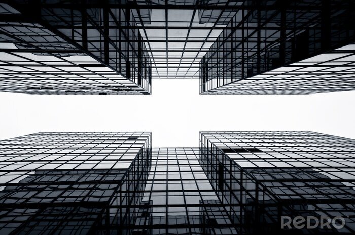 Fototapete Moderne Wolkenkratzer in Hong Kong