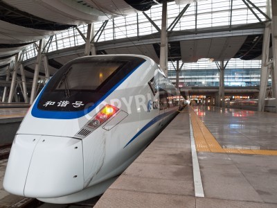 Fototapete Moderner chinesischer Zug