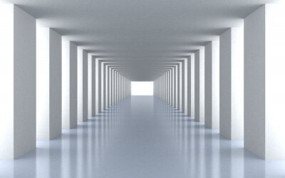Fototapete Moderner minimalistischer Tunnel