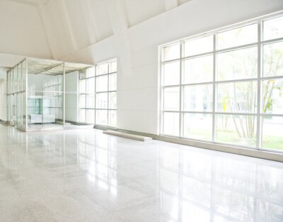 Fototapete Modernes loft mit fenster