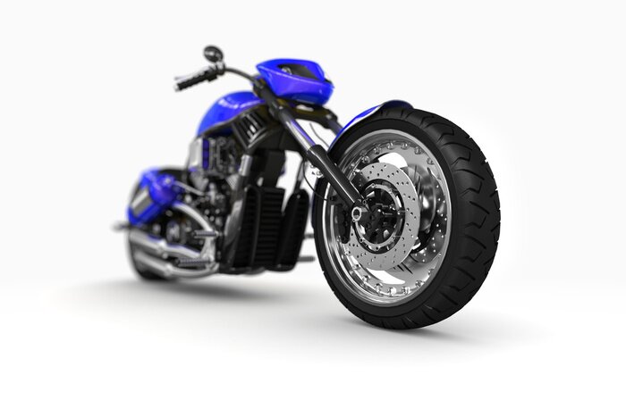 Fototapete Modernes Motorrad