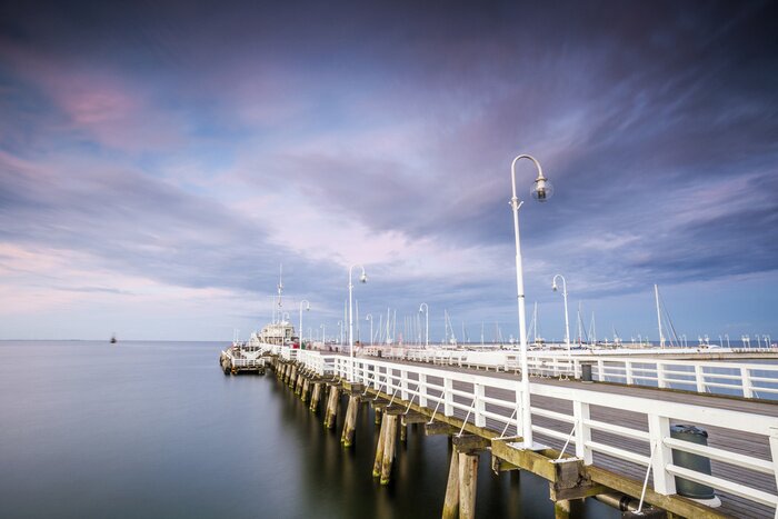 Fototapete Mole am Ostsee