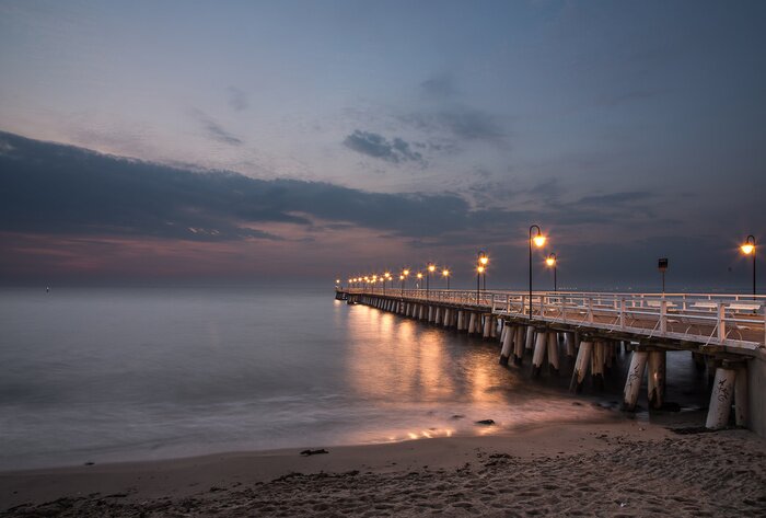 Fototapete Mole im Licht der Laternen