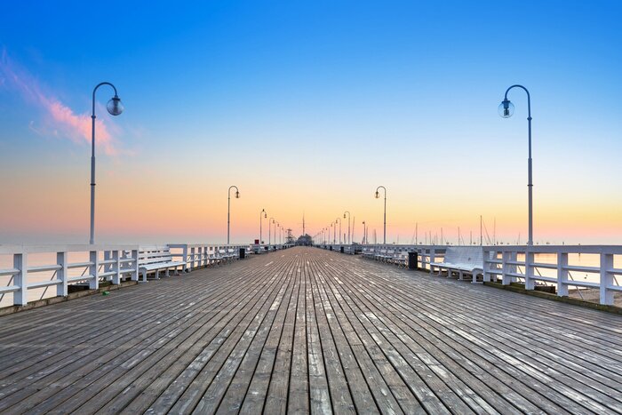 Fototapete Mole in Sopot 3d