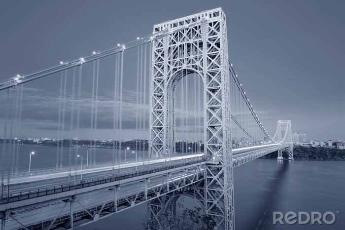 Fototapete Monochrome Brücke