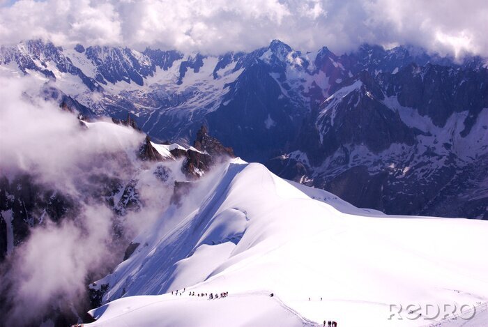 Fototapete Mont-Blanc Gipfel