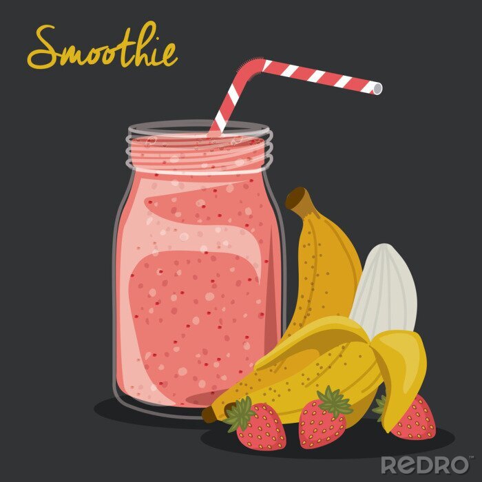 Fototapete Motiv mit Fruchtgetränk