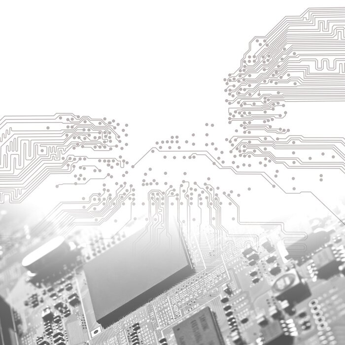 Fototapete Motiv mit Technologie