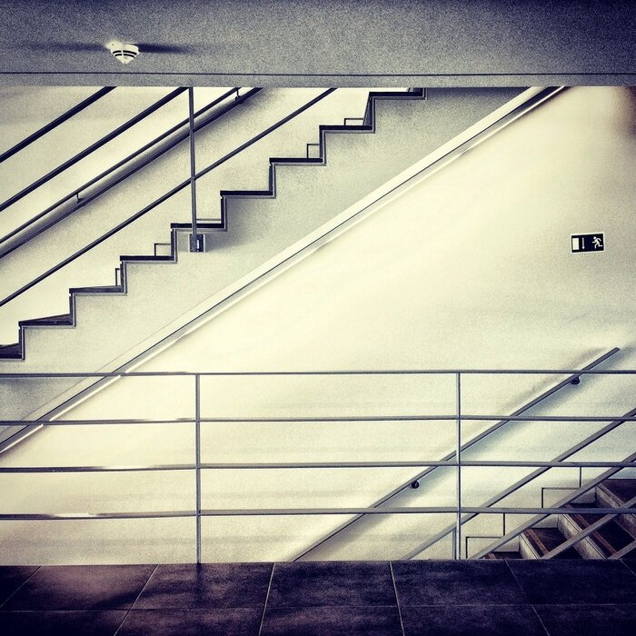 Fototapete Motiv mit Treppenhaus