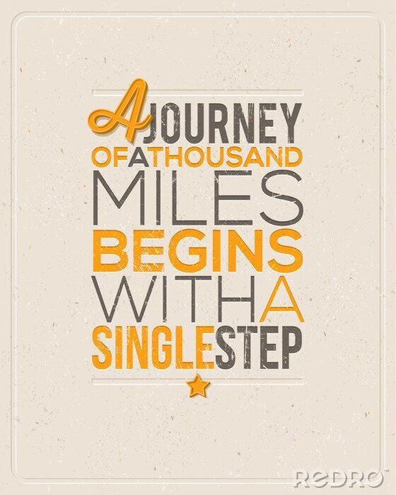 Fototapete Motivation für Reisende