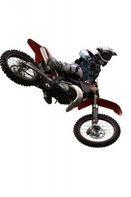 Fototapete Motocross in der Luft