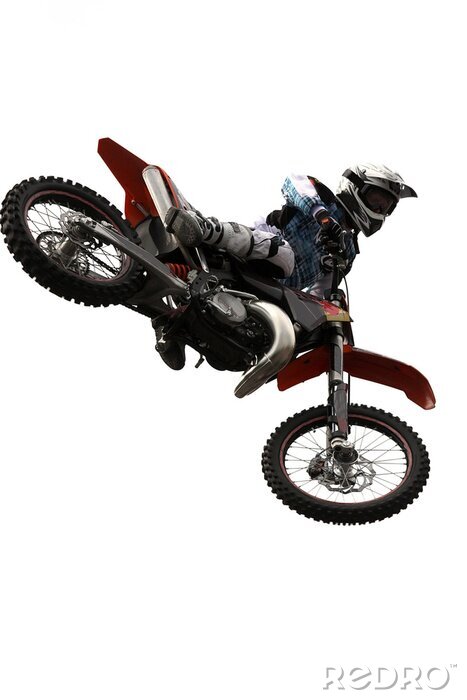 Fototapete Motocross in der Luft