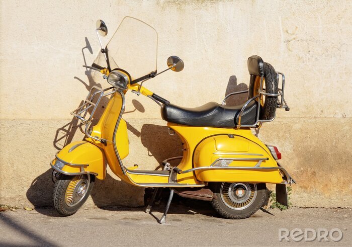 Fototapete Motorrad oldtimer Vespa