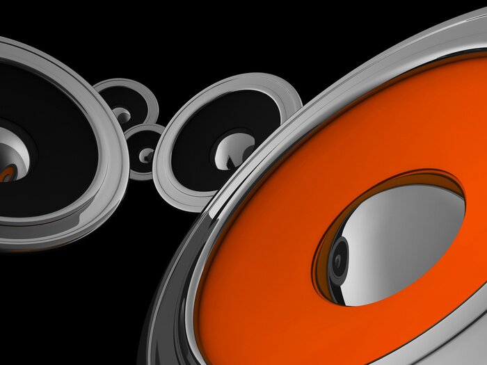 Fototapete Musik-Lautsprecher