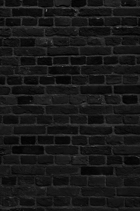 Fototapete Muster aus schwarzem Backstein