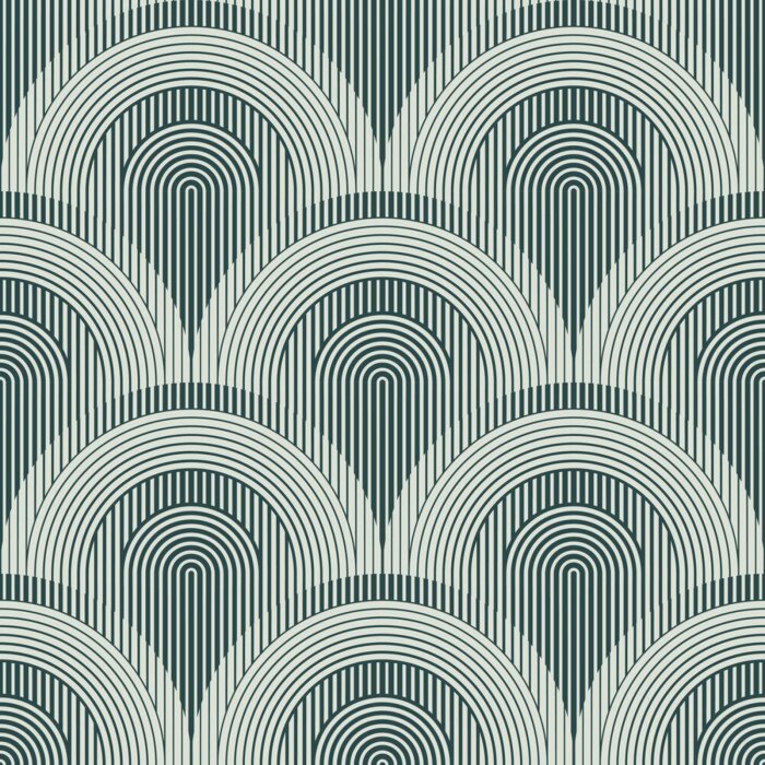 Fototapete Muster in Meeresgrüntönen