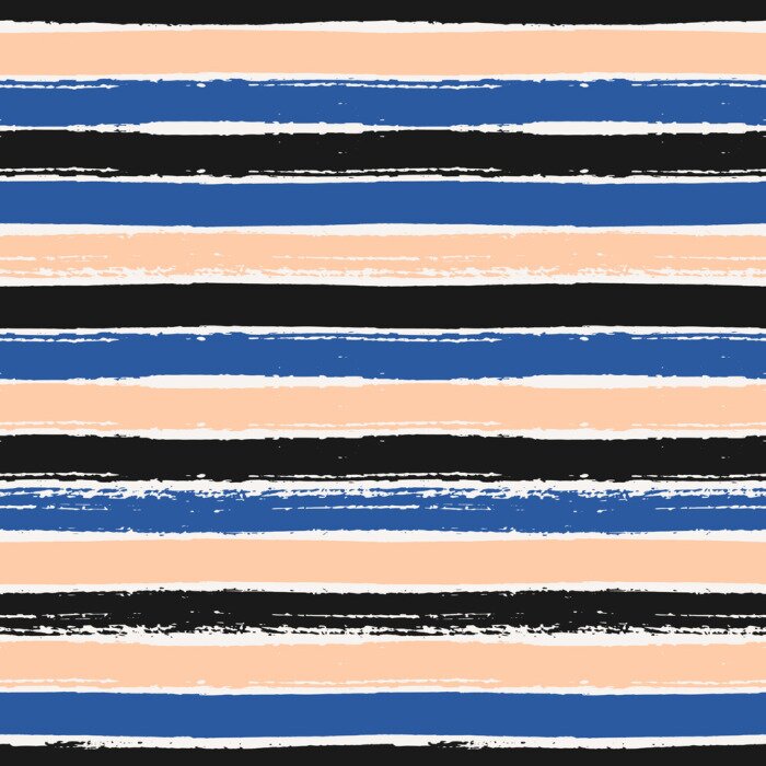 Fototapete Muster mit horizontal gemalten Streifen