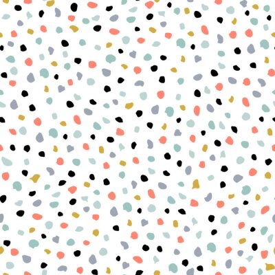 Muster mit kleinen verschiedenfarbigen Punkten