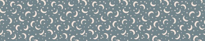 Fototapete Muster mit minimalistischen Monden inmitten von Sternen