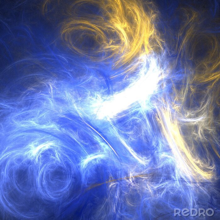 Fototapete Muster mit Nebel in Galaxie