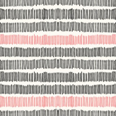 Muster mit schwarzen und roten vertikalen Streifen