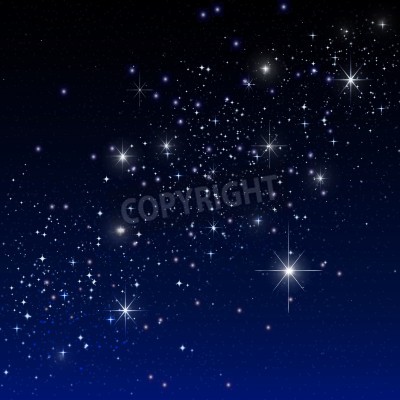 Fototapete Muster mit Sternen