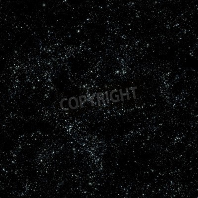 Fototapete Muster mit Sternen vor schwarzem Hintergrund