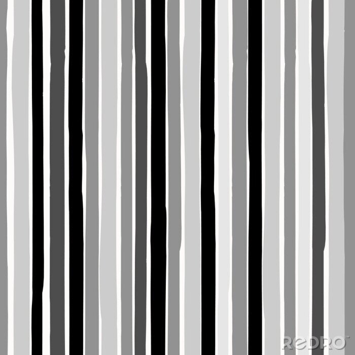 Fototapete Muster mit vertikalen Streifen in Grautönen