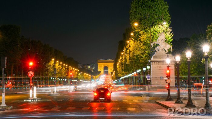 Fototapete Nacht in Paris