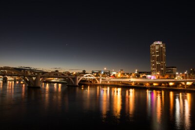 Nachtansicht der australischen Stadt