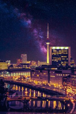 Nachtansicht von Berlin