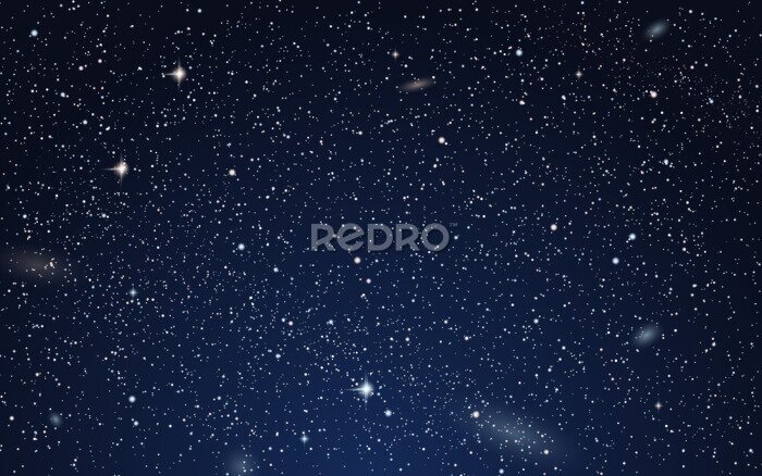 Fototapete Nachthimmel mit Sternen