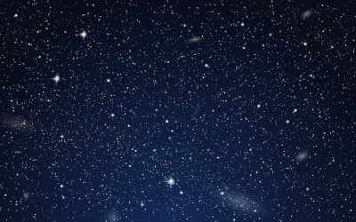 Fototapete Nachthimmel mit Sternen