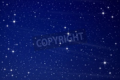 Fototapete Nachthimmel und Sterne