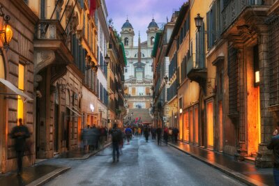 Fototapete Nachtleben in Rom