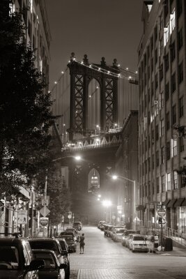 Nachtstraßen von New York City