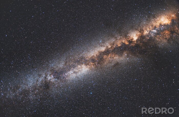 Fototapete Nahaufnahme des Sternensystems der Milchstraße