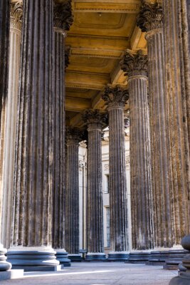 Fototapete Nahaufnahme von historischen Säulen