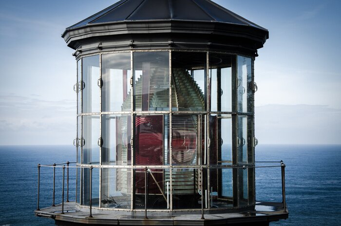 Fototapete Nahaufnahme von Leuchtturm