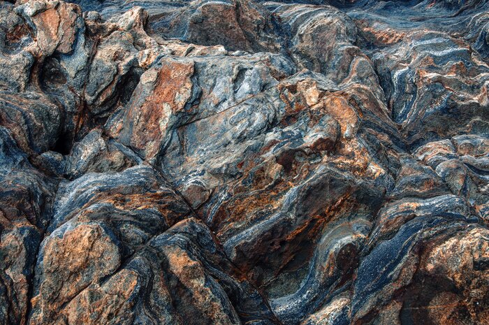 Fototapete Natürliche Vulkansteine