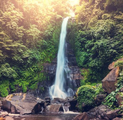 Fototapete Natur mit Wasserfall