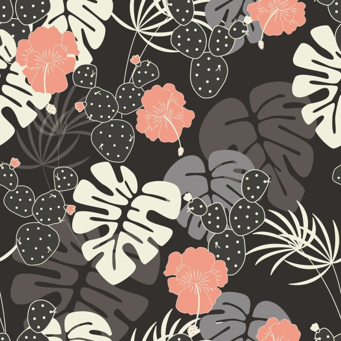 Fototapete Natur vor dunklem Hintergrund