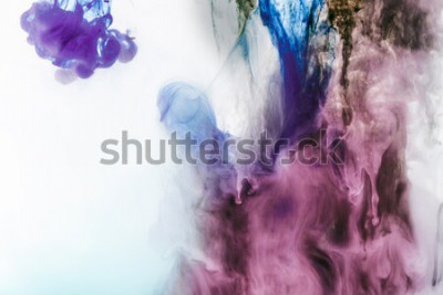 Fototapete Nebliger Bunter Rauch