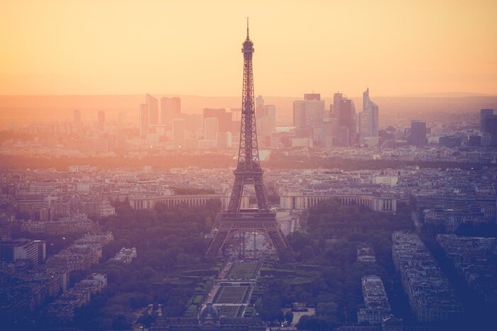 Fototapete Nebliges Paris