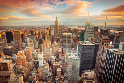 Fototapete New York City Blick aus dem Fenster