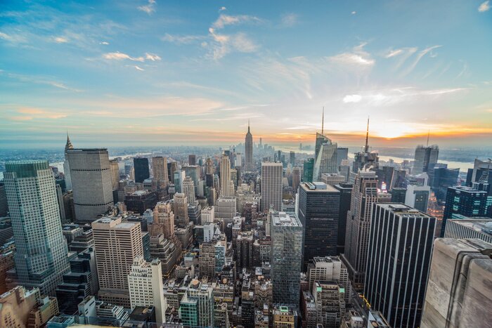 Fototapete New York erwacht zum Leben