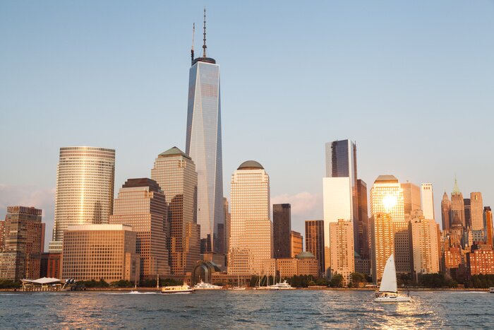 Fototapete New York in der Sonne